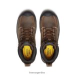 tierra oscura/goma calzado KEEN fuerte wayne 6" T0822B23 hombres - Imagen 4