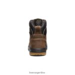 tierra oscura/goma calzado KEEN fuerte wayne 6"(puntera blanda) T0822B1 hombres - Imagen 5