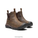 tierra oscura/mantillo calzado KEEN bota impermeable anclaje iii T0822B143 hombres - Imagen 2