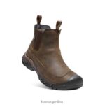 tierra oscura/mantillo calzado KEEN bota impermeable anclaje iii T0822B143 hombres - Imagen 3