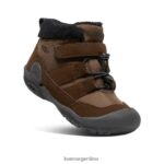 tierra oscura/negro calzado KEEN chukka nudo T0822B980 pequeños niños - Imagen 3