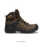 tierra oscura/negro calzado KEEN dover 6" T0822B617 mujer