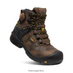 tierra oscura/negro calzado KEEN dover 6" T0822B617 mujer - Imagen 3