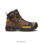 tierra oscura/negro calzado KEEN troya 6" T0822B255 hombres