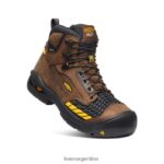 tierra oscura/negro calzado KEEN troya 6" T0822B255 hombres - Imagen 3