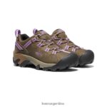 Timberwolf/lavanda inglesa calzado KEEN targhee ii impermeable T0822B542 mujer - Imagen 2
