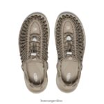Timberwolf/plaza topo calzado KEEN uneek T0822B114 hombres - Imagen 4