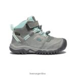 tinte gris/azul calzado KEEN bota impermeable ridge flex T0822B906 pequeños niños
