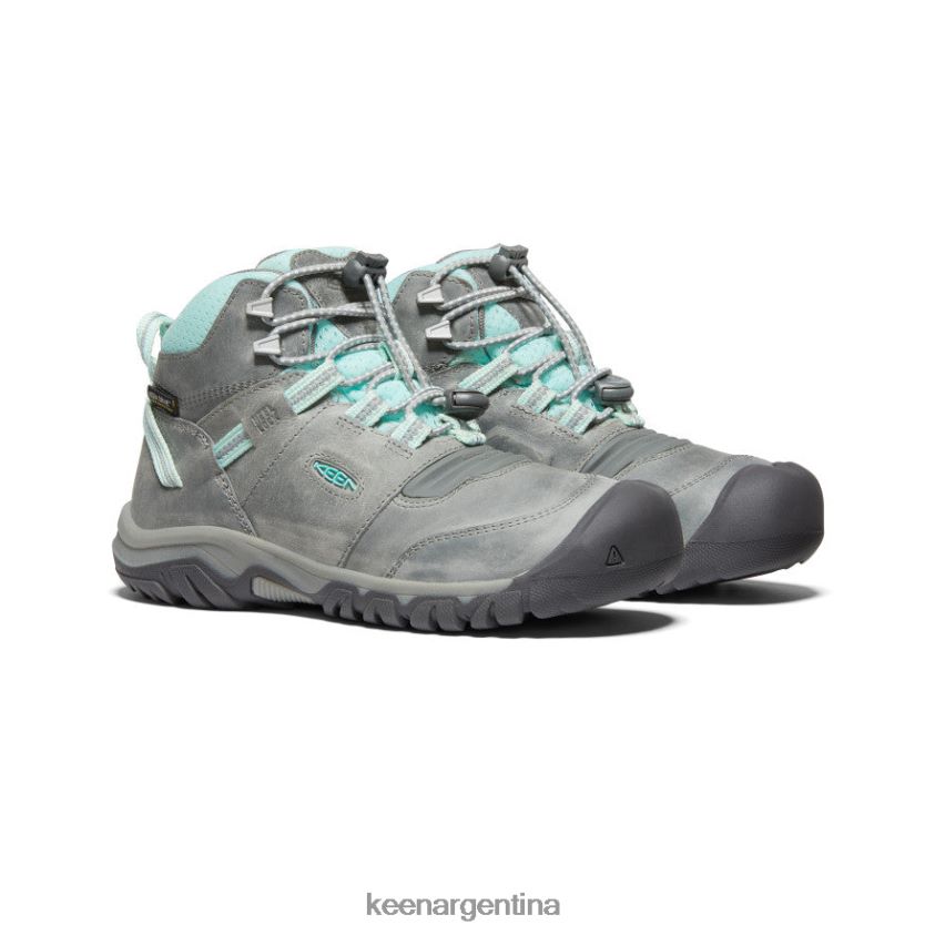 tinte gris/azul calzado KEEN bota impermeable ridge flex T0822B947 niños grandes - Imagen 2