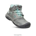 tinte gris/azul calzado KEEN bota impermeable ridge flex T0822B947 niños grandes - Imagen 3