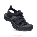 triple negro calzado KEEN newport h2 T0822B414 mujer - Imagen 3
