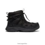 triple negro/negro calzado KEEN chukka uneek snk ii impermeable T0822B624 mujer