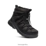 triple negro/negro calzado KEEN chukka uneek snk ii impermeable T0822B624 mujer - Imagen 3