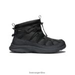 triple negro/negro calzado KEEN chukka uneek snk impermeable T0822B372 hombres