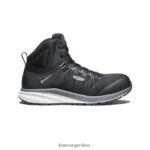 vapor/negro calzado KEEN Vista Energy Mid (puntera de fibra de carbono) T0822B140 hombres