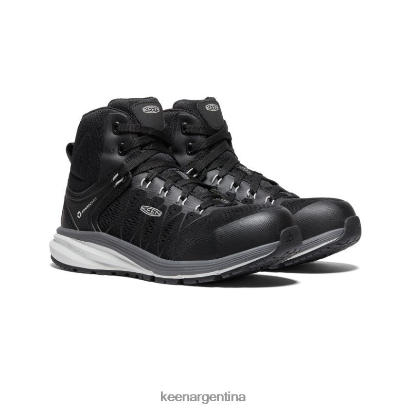vapor/negro calzado KEEN Vista Energy Mid (puntera de fibra de carbono) T0822B634 mujer - Imagen 2