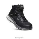 vapor/negro calzado KEEN Vista Energy Mid (puntera de fibra de carbono) T0822B634 mujer - Imagen 3