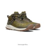 verde oliva/abedul plateado calzado KEEN bota impermeable nxis evo T0822B468 mujer - Imagen 2