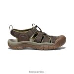 verde oliva/cantimplora calzado KEEN newport h2 T0822B44 hombres