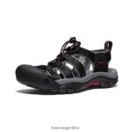 vino negro/frambuesa calzado KEEN newport h2 T0822B404 mujer - Imagen 3