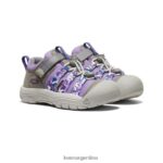 violeta tiza/lluvia calzado KEEN newport h2sho T0822B925 pequeños niños - Imagen 2