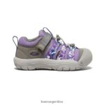 violeta tiza/lluvia calzado KEEN newport h2sho T0822B925 pequeños niños