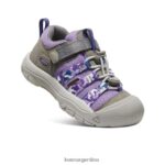 violeta tiza/lluvia calzado KEEN newport h2sho T0822B925 pequeños niños - Imagen 3