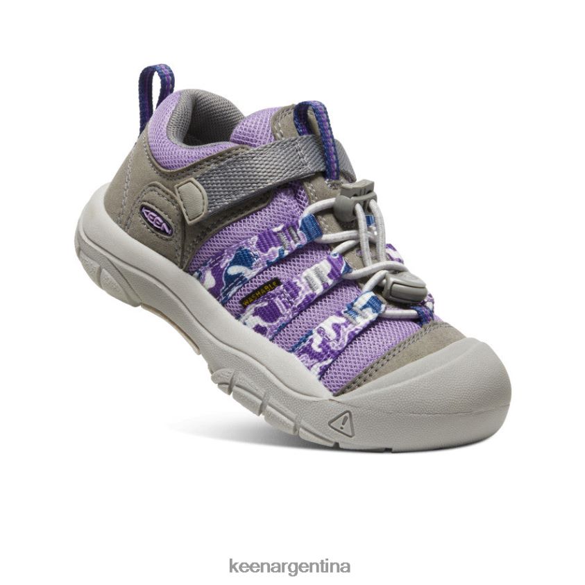violeta tiza/lluvia calzado KEEN newport h2sho T0822B925 pequeños niños - Imagen 3