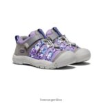 violeta tiza/lluvia calzado KEEN newport h2sho T0822B952 niños grandes - Imagen 2