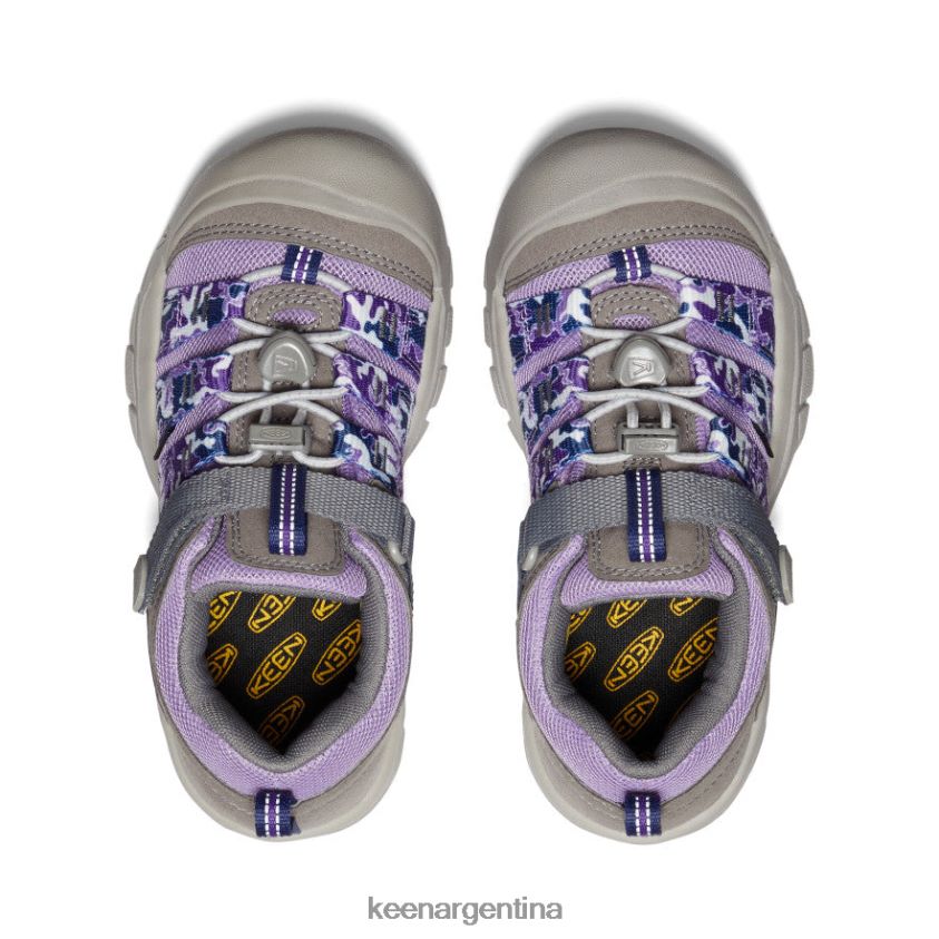 violeta tiza/lluvia calzado KEEN newport h2sho T0822B952 niños grandes - Imagen 4