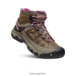 Weiss/Boysenberry calzado KEEN targhee iii impermeable medio T0822B569 mujer - Imagen 3
