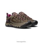 Weiss/Boysenberry calzado KEEN targhee iii impermeable T0822B605 mujer - Imagen 2